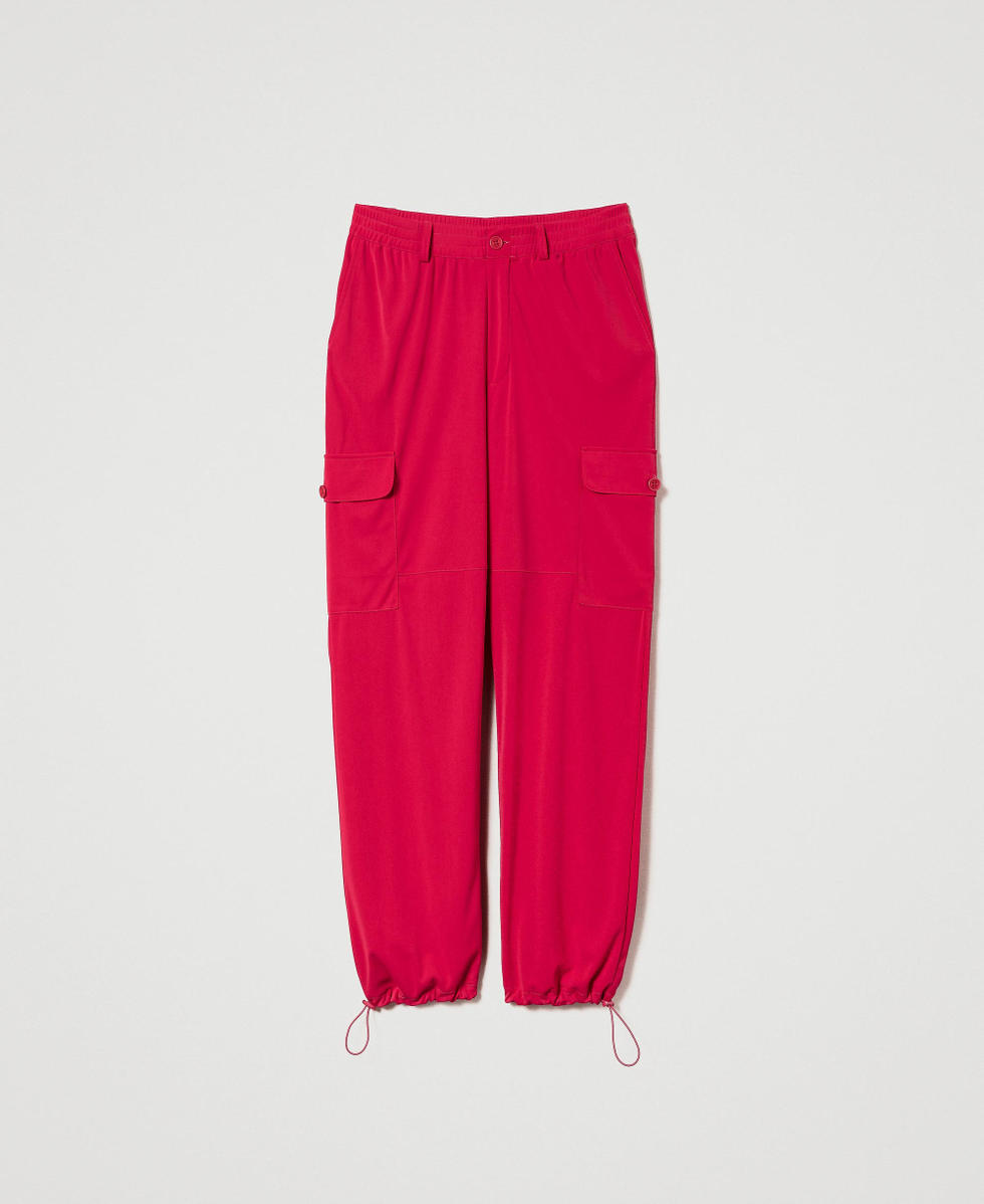 Pantalon cargo avec cordon de serrage