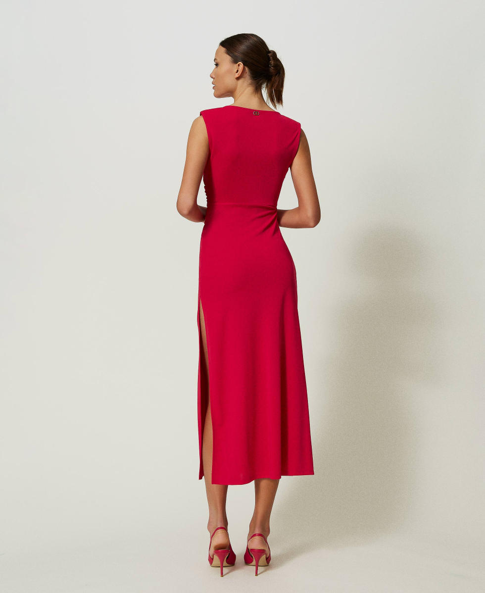 Abito lungo con arricciatura Donna Fucsia TWINSET Milano
