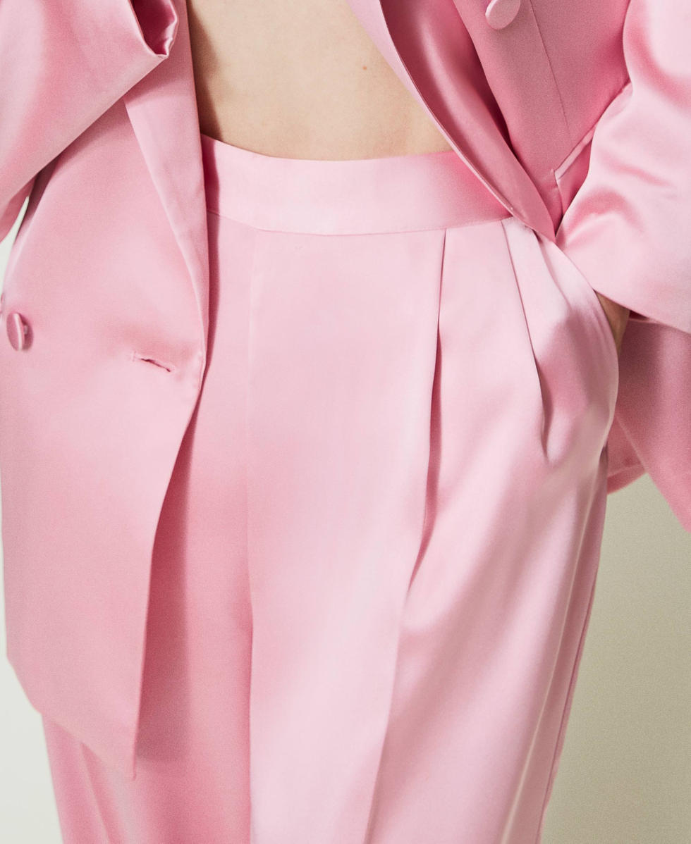 Palazzohose aus Satin