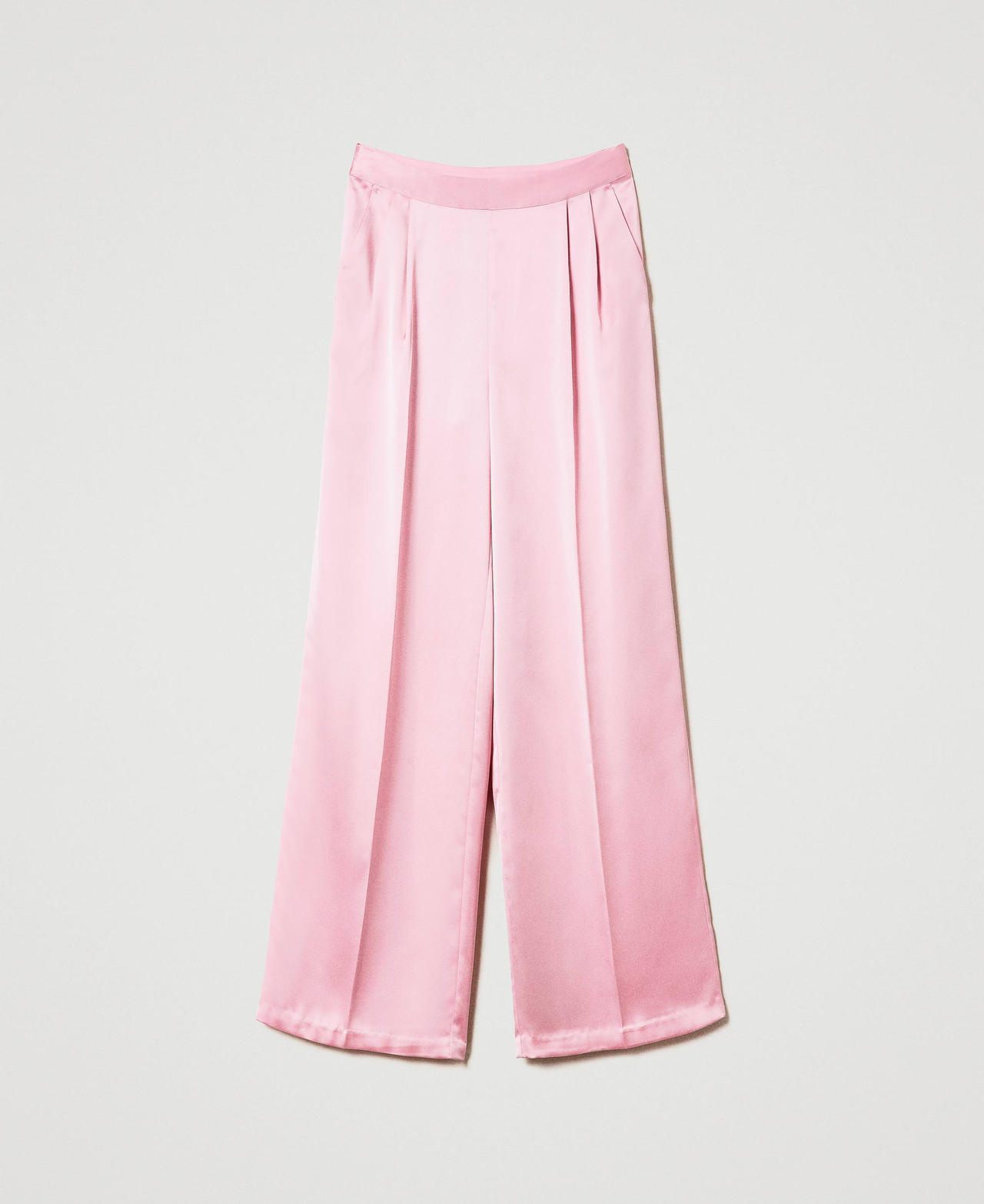 Palazzohose aus Satin