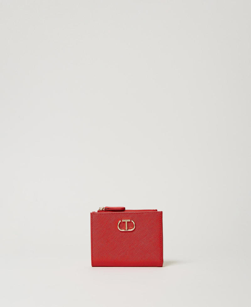 Small Oval T wallet Lacquer Red Woman 241TH7011_00678_01