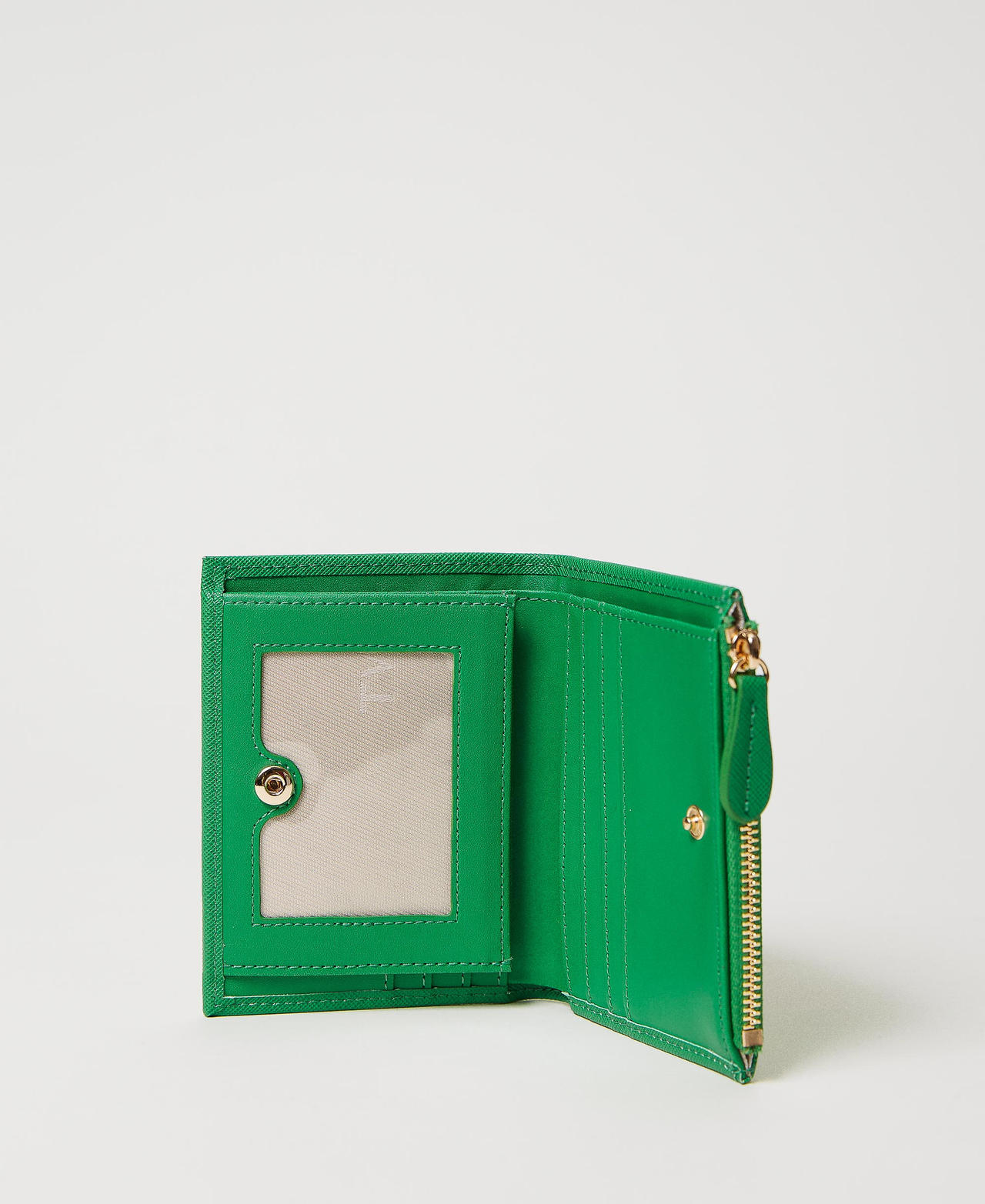Petit portefeuille avec Oval T Jaune « Light Lemon » Femme 241TH7011-03