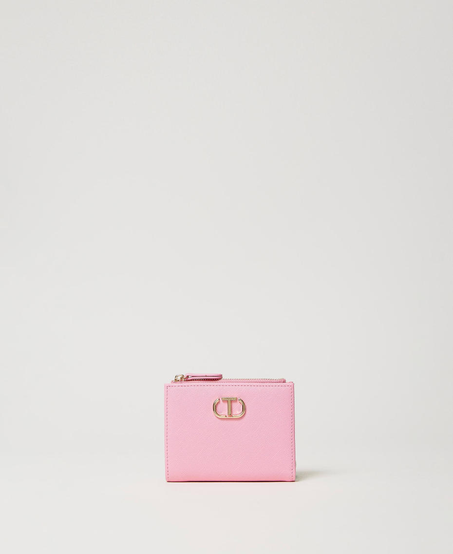 Small Oval T wallet "Prism Pink" Woman 241TH7011_06649_01