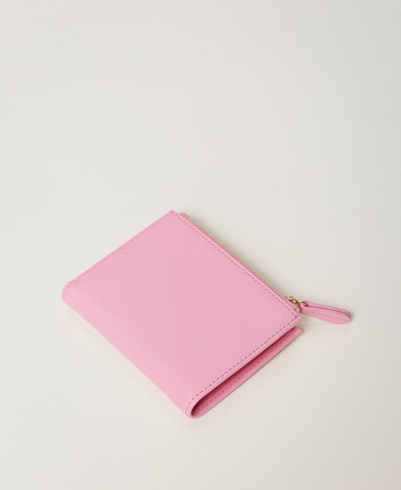 Small Oval T wallet "Prism Pink" Woman 241TH7011_06649_02