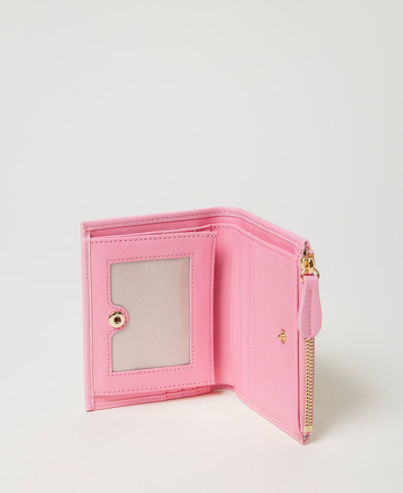 Small Oval T wallet "Prism Pink" Woman 241TH7011_06649_03