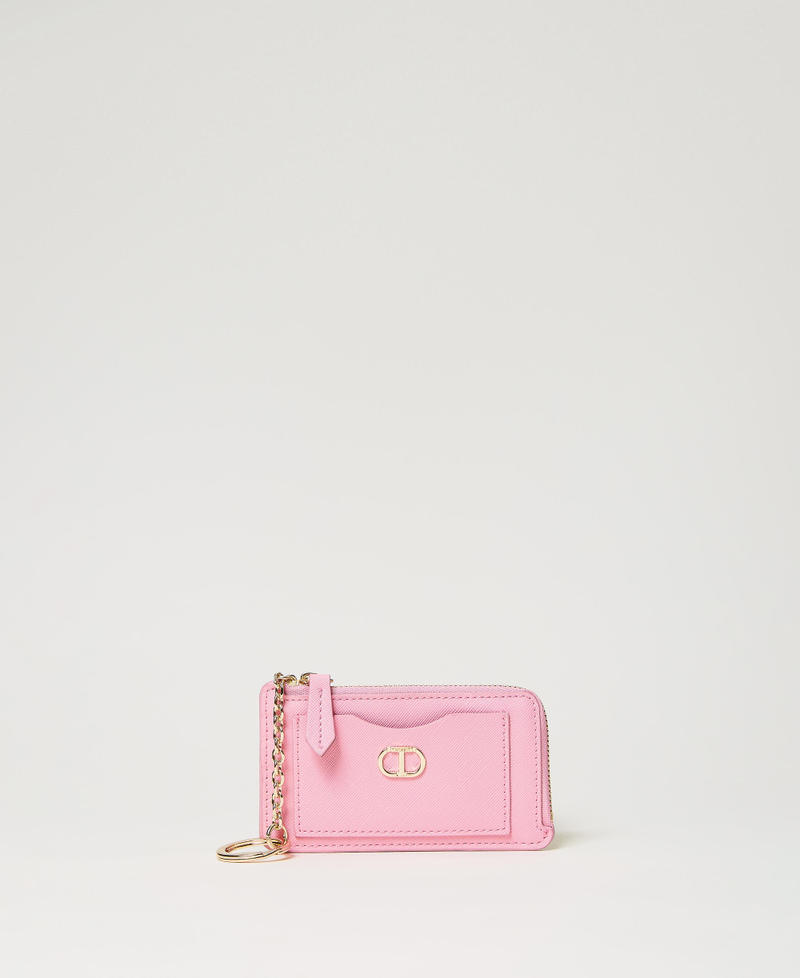 Card holder with zip and keyring "Prism Pink" Woman 241TH7018_06649_01