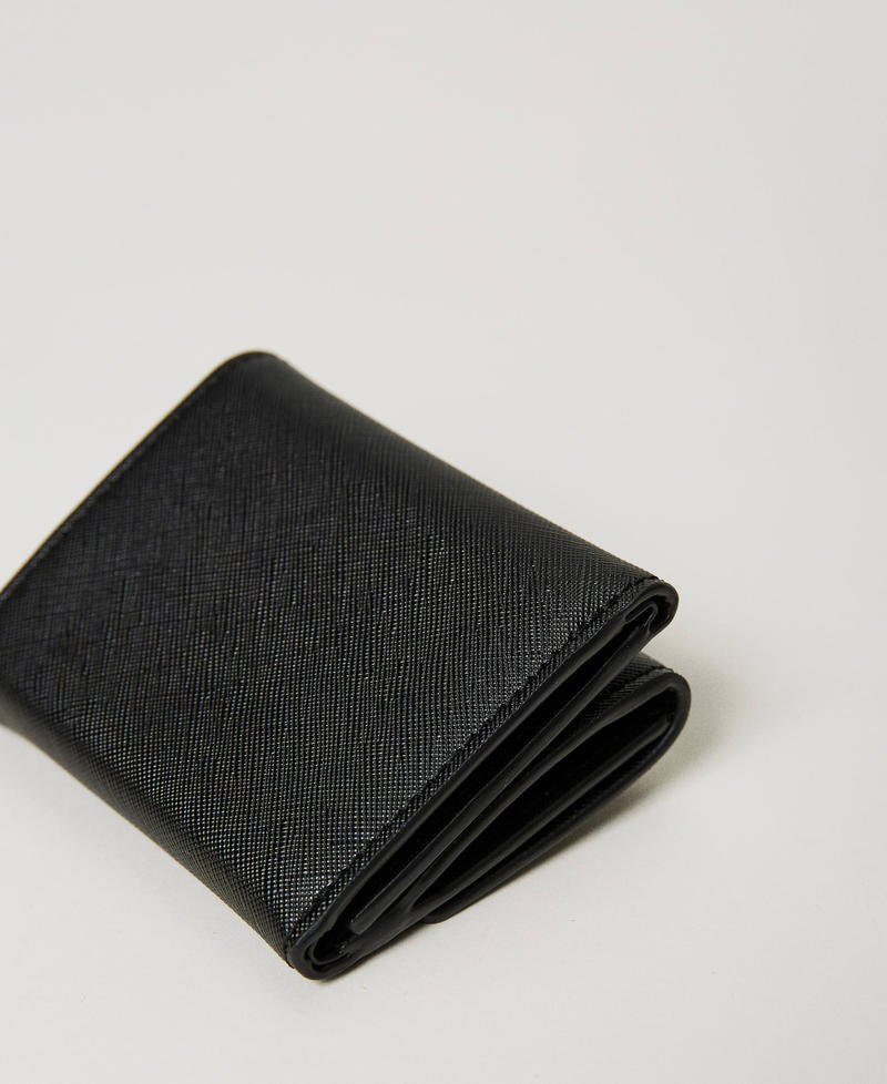 Petit portefeuille avec rabat et Oval T Violet « Jacinthe » Femme 241TH7019-02