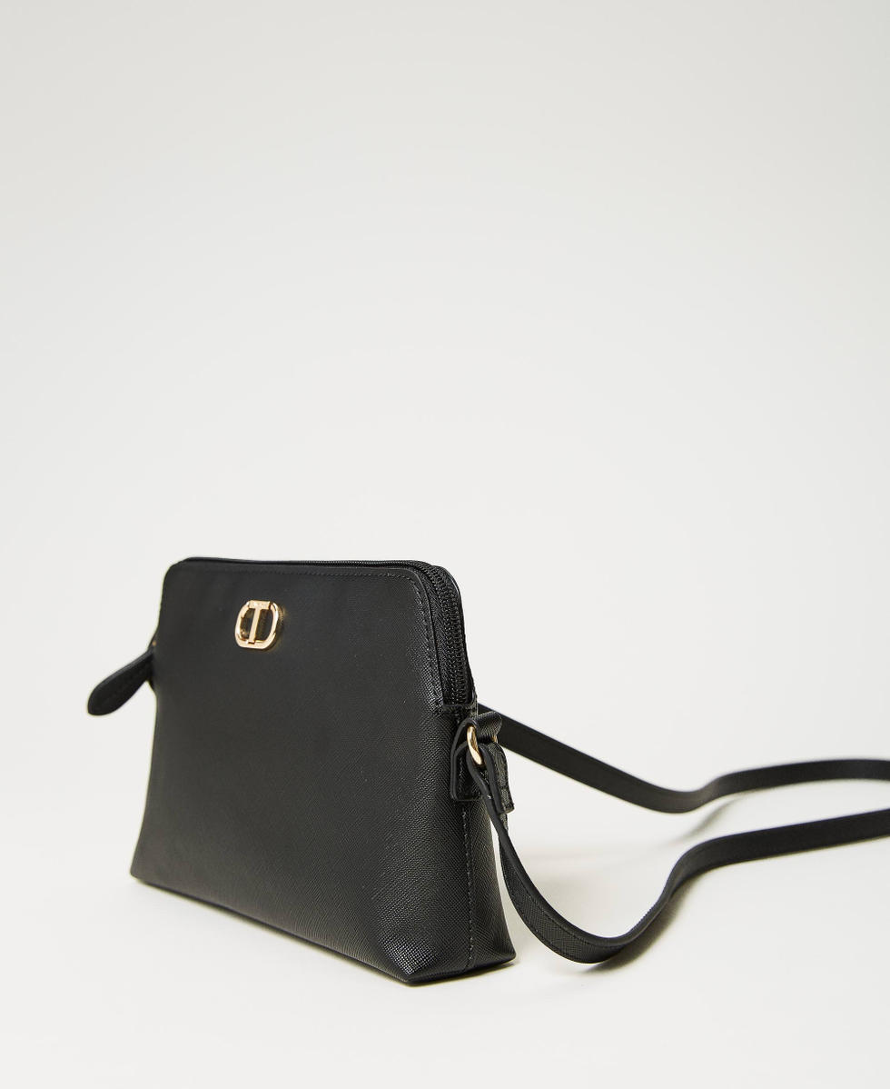 Set a tracolla con astuccio e portacarte Donna Nero TWINSET Milano