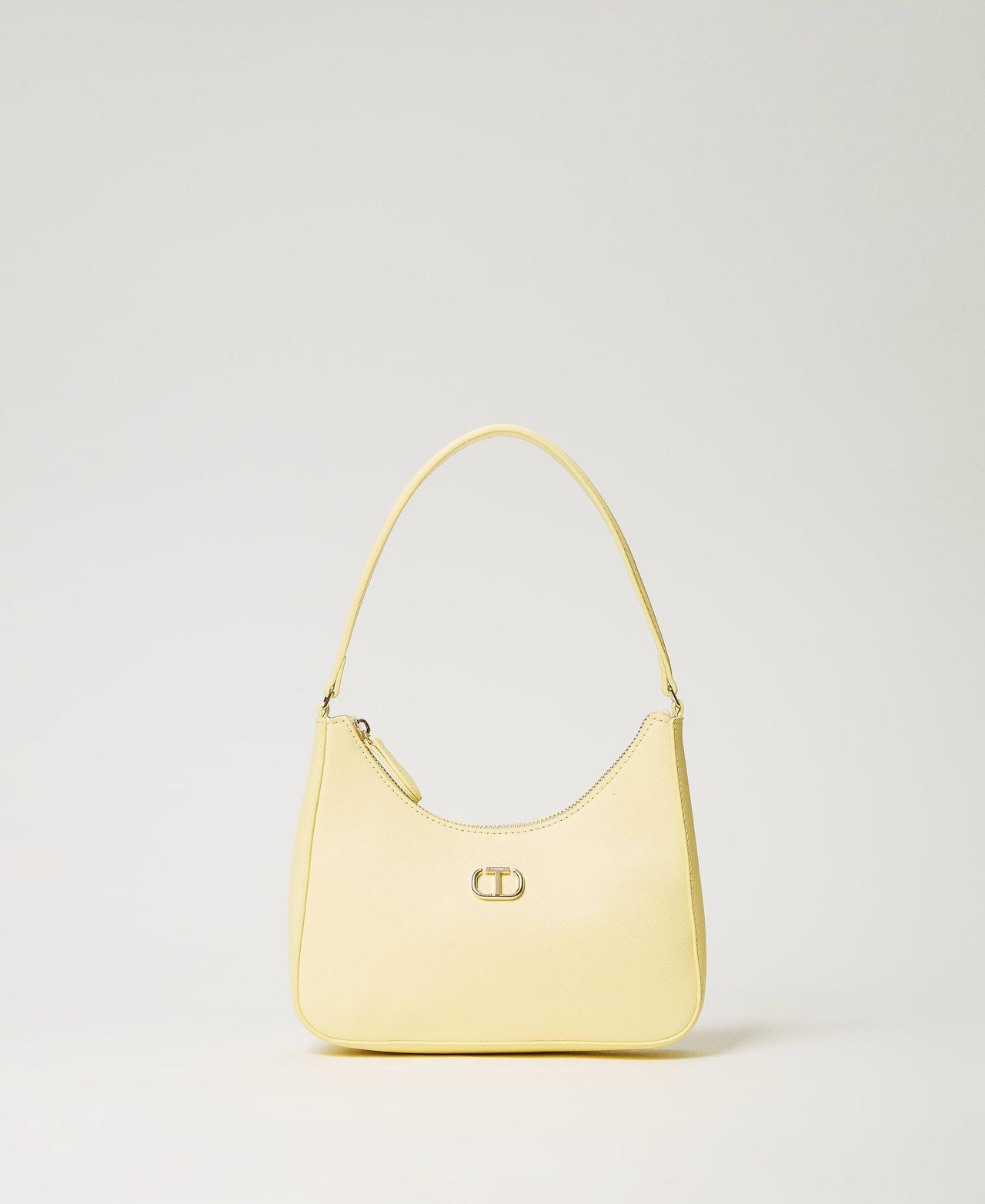 Mini hobo bag with Oval T Woman Yellow TWINSET Milano