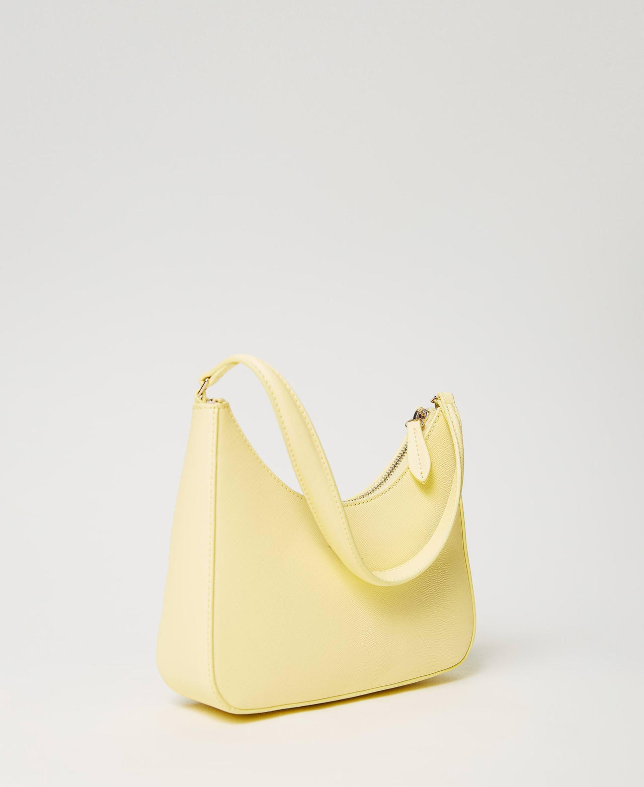 Mini hobo bag with Oval T Woman Yellow TWINSET Milano