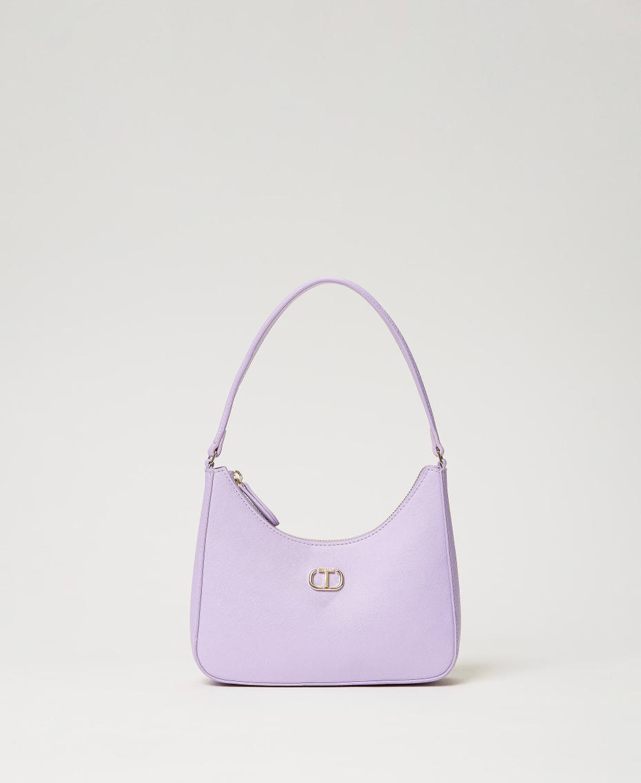 Mini borsa hobo con Oval T Rosa "Prism Pink" Donna 241TH7032-01