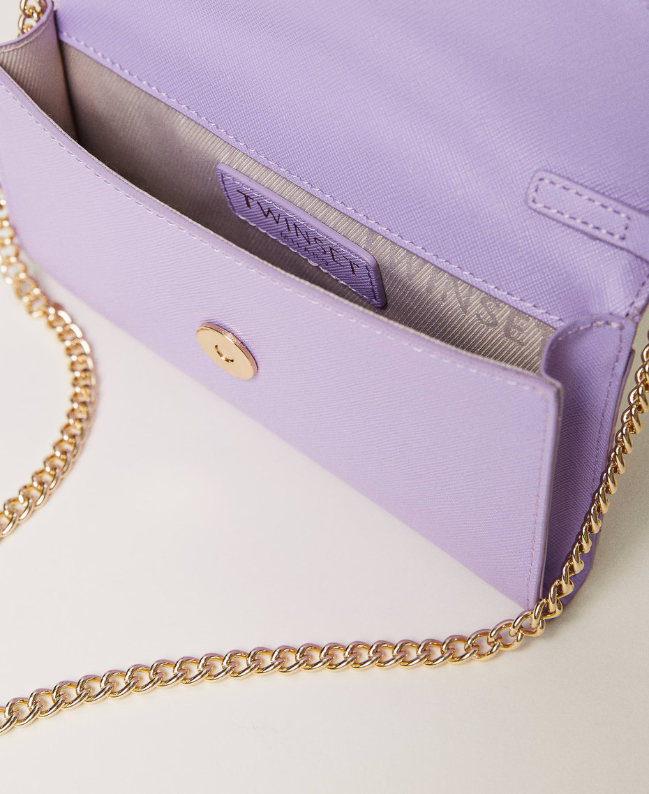 Portacellulare con Oval T e tracolla Viola "Giacinto" Donna 241TH7040_11296_04