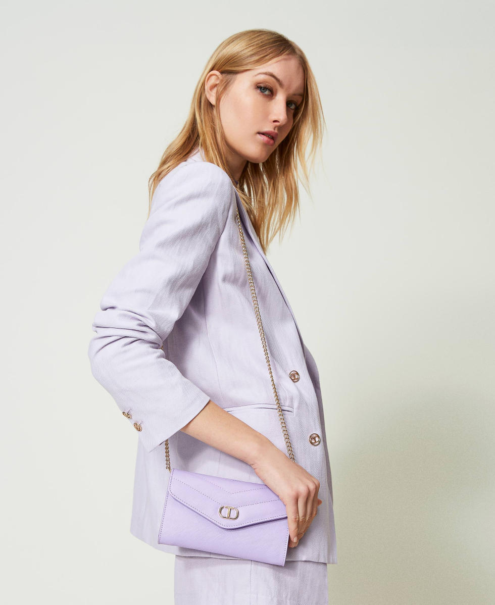 Smartphone holder with Oval T and strap &ldquo;Hyacinth&rdquo; Purple Woman 241TH7040_11296_S0