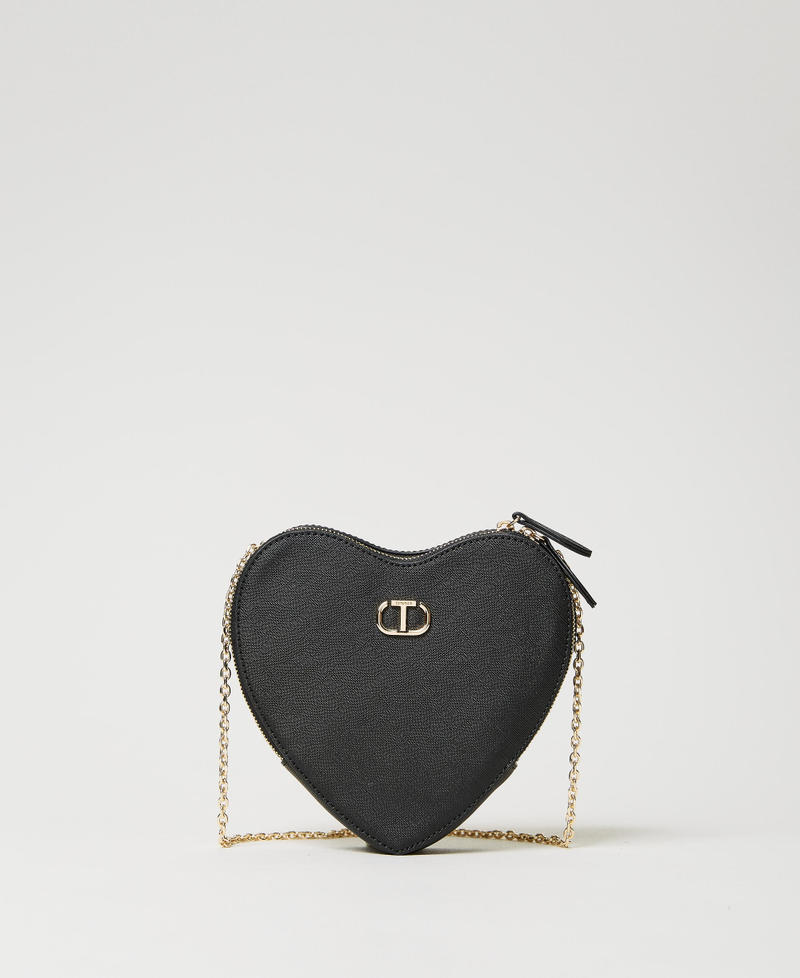 &lsquo;Mon Amour&rsquo; heart-shaped bag Black Woman 241TH7041_00006_01