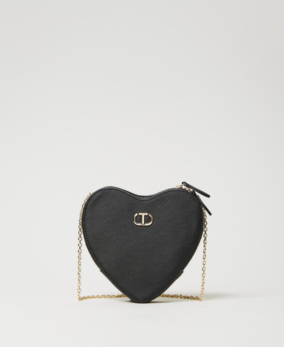 &lsquo;Mon Amour&rsquo; heart-shaped bag Black Woman 241TH7041_00006_01