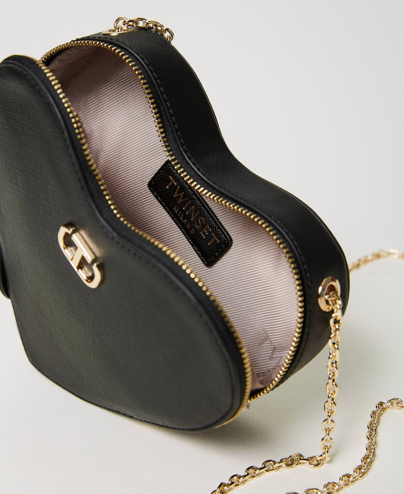 &lsquo;Mon Amour&rsquo; heart-shaped bag Black Woman 241TH7041_00006_04