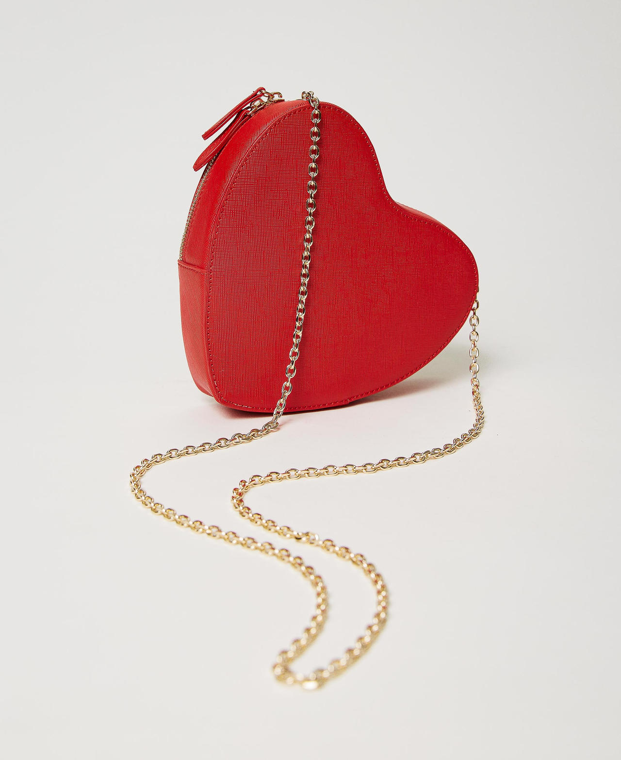 &lsquo;Mon Amour&rsquo; heart-shaped bag Lacquer Red Woman 241TH7041_00678_03