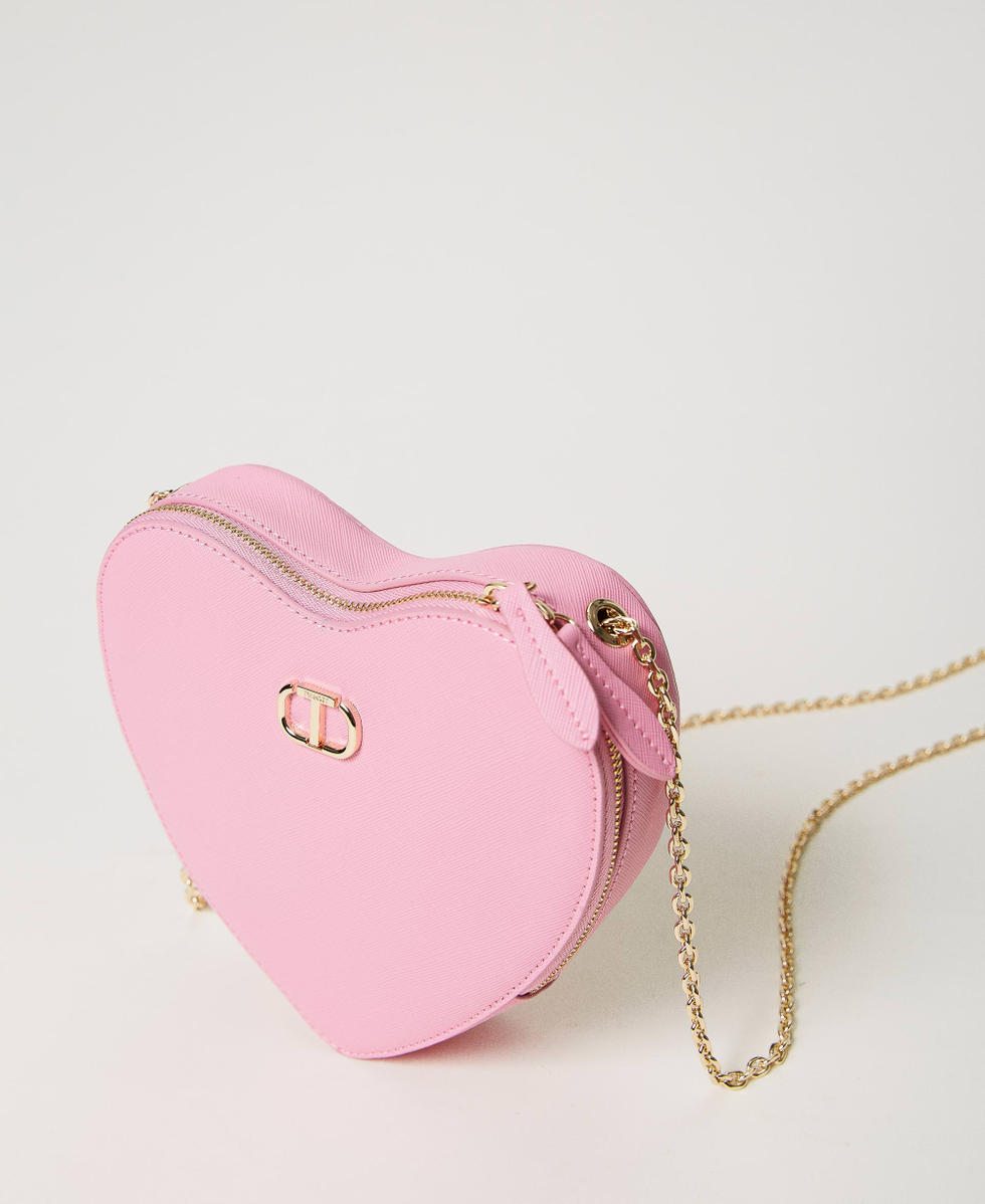 Mon Amour heart shaped bag Woman Pink TWINSET Milano