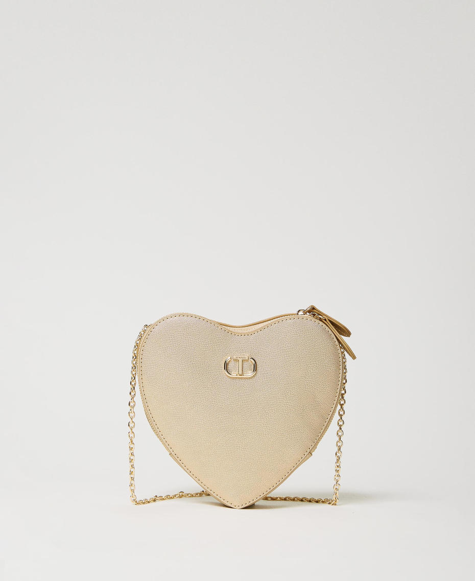 ‘Mon Amour’ heart-shaped bag “Golden Precious” Gold Woman 241TH7041-01