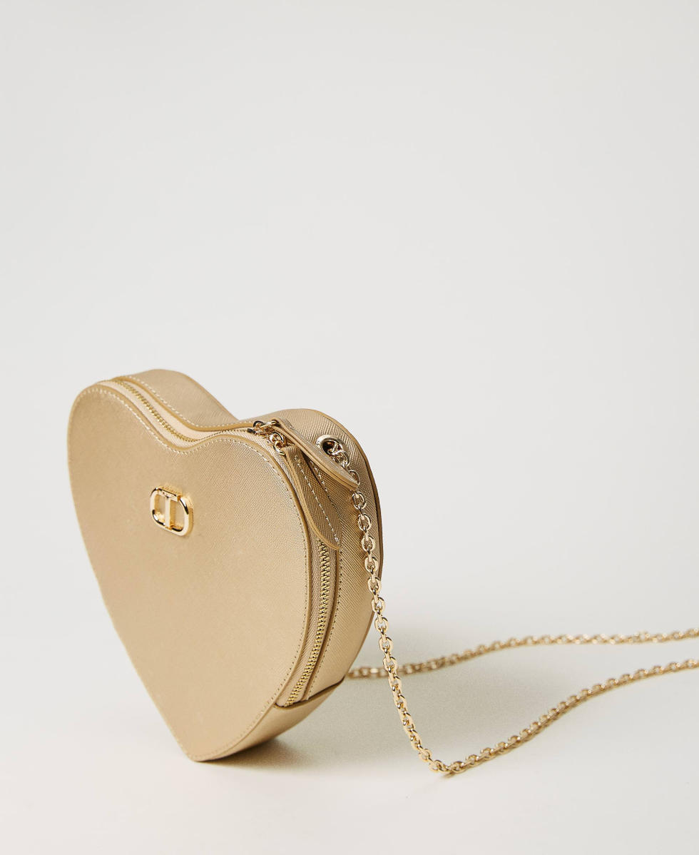 Gold heart bag sale