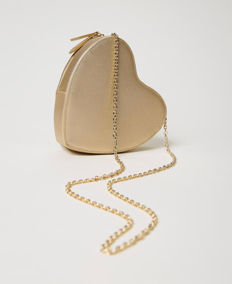 ‘Mon Amour’ heart-shaped bag “Golden Precious” Gold Woman 241TH7041-03