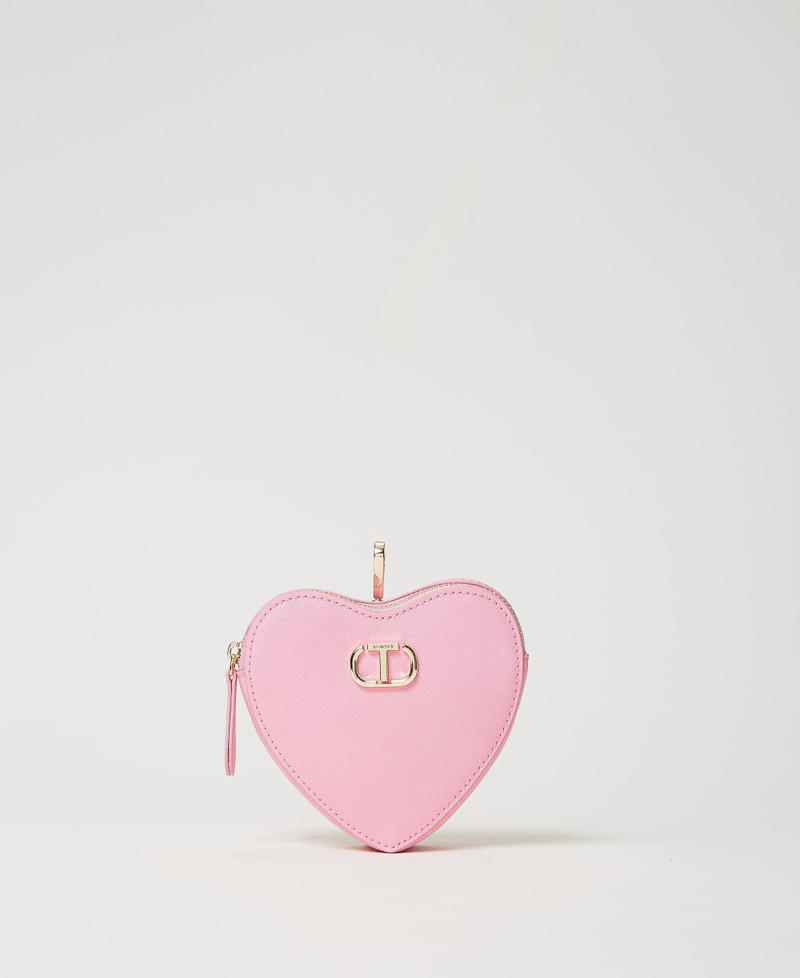 Herzförmiger Etui-Charm „Mon Amour“ Prism Pink Frau 241TH7042-01
