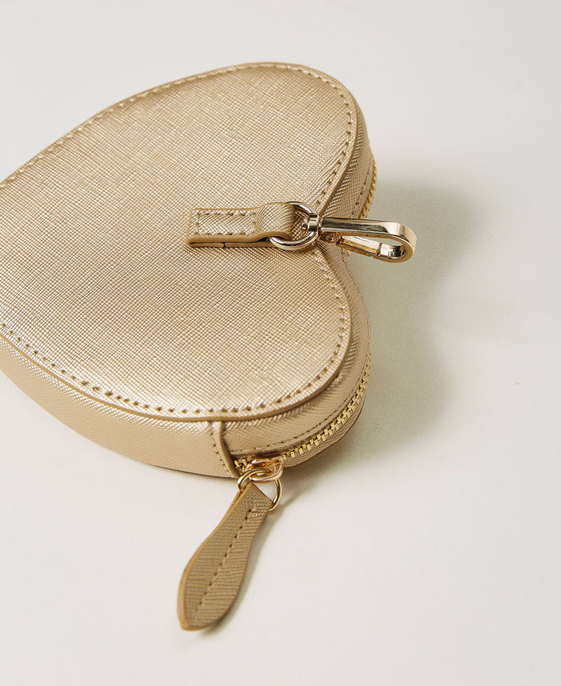‘Mon Amour’ heart-shaped pendant pouch