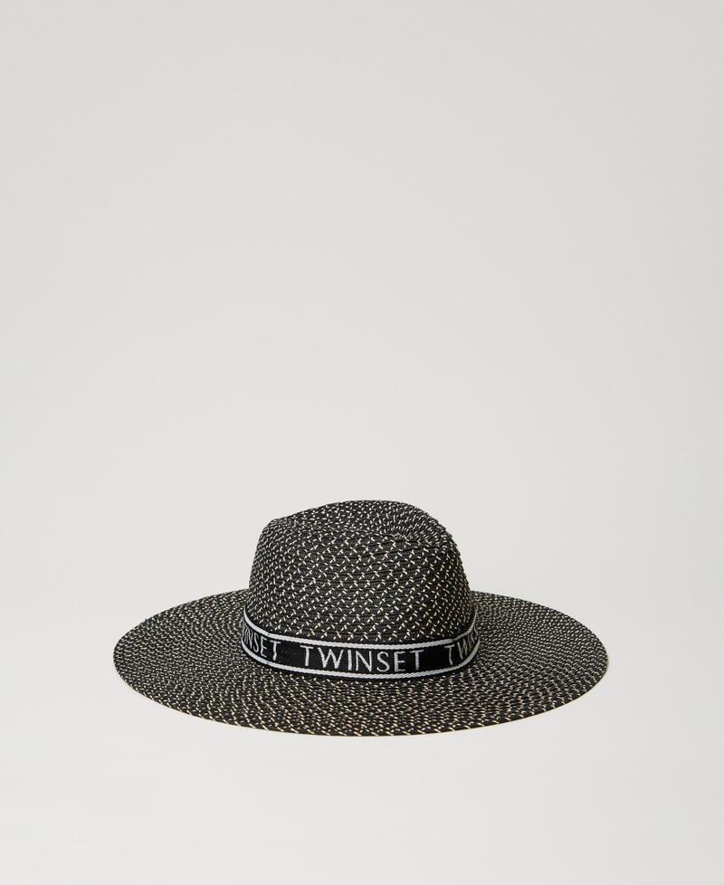 Chapeau à large bord avec logo