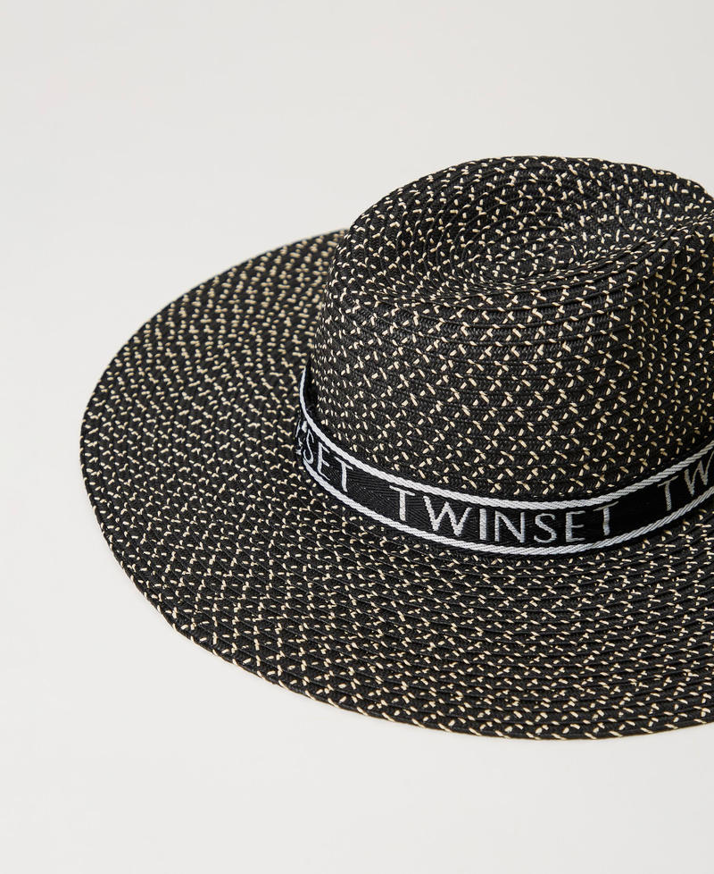 Chapeau à large bord avec logo