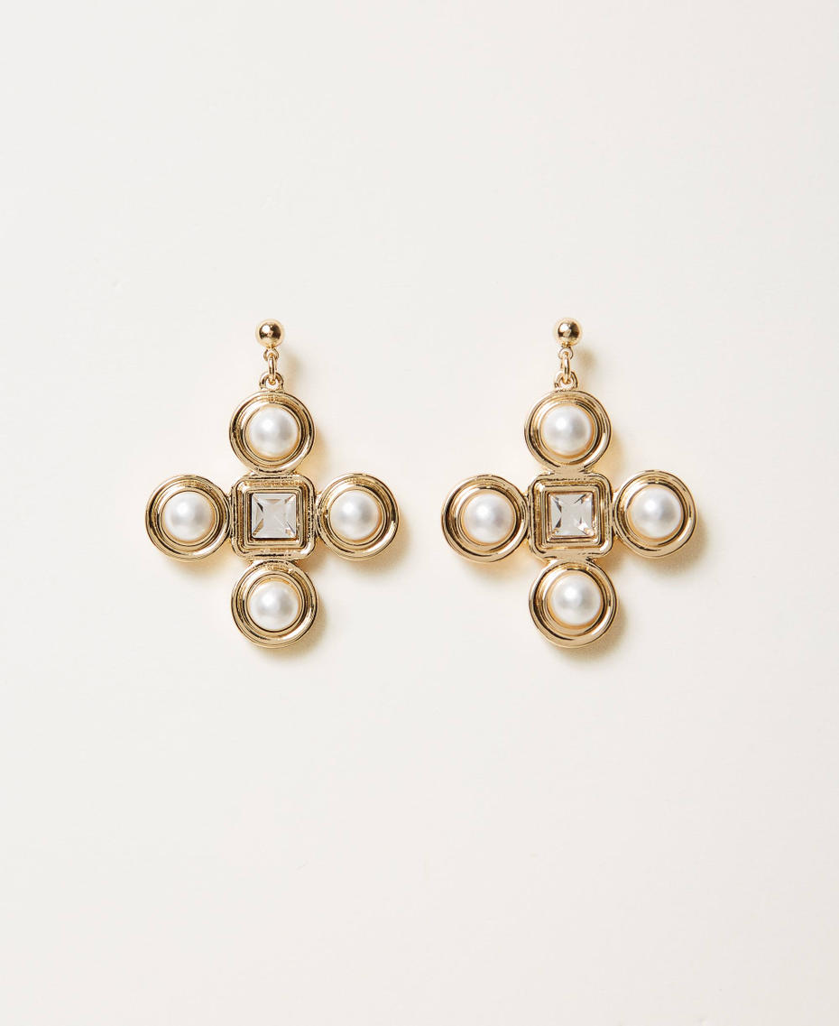 Pendant cross earrings New Gold Woman 241TO5200-01
