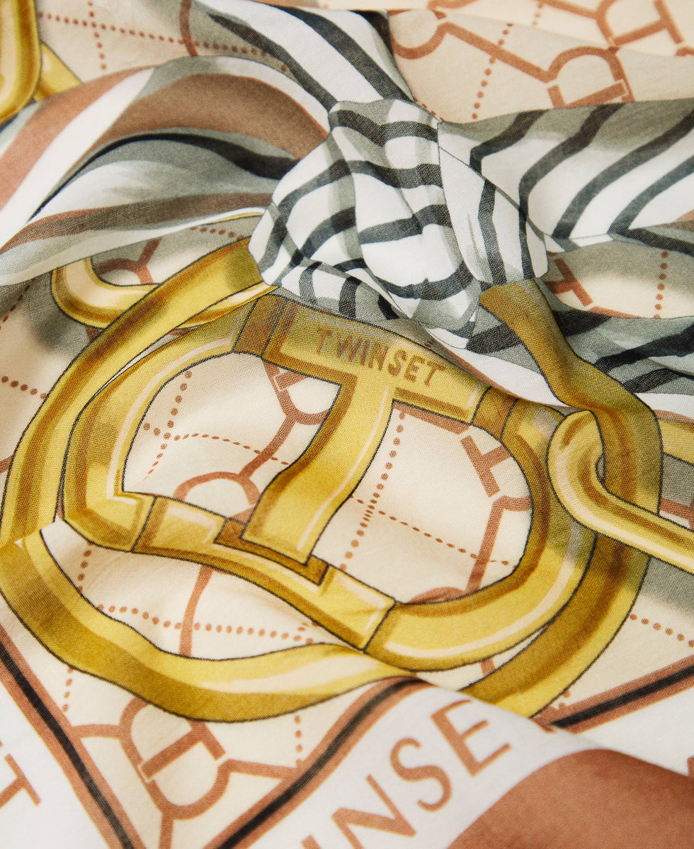 Printed muslin kefiah