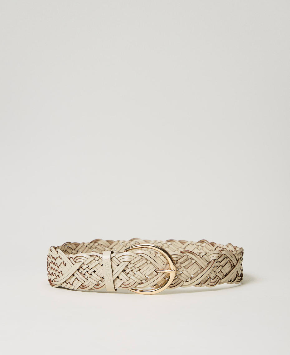 Regenerated leather belt