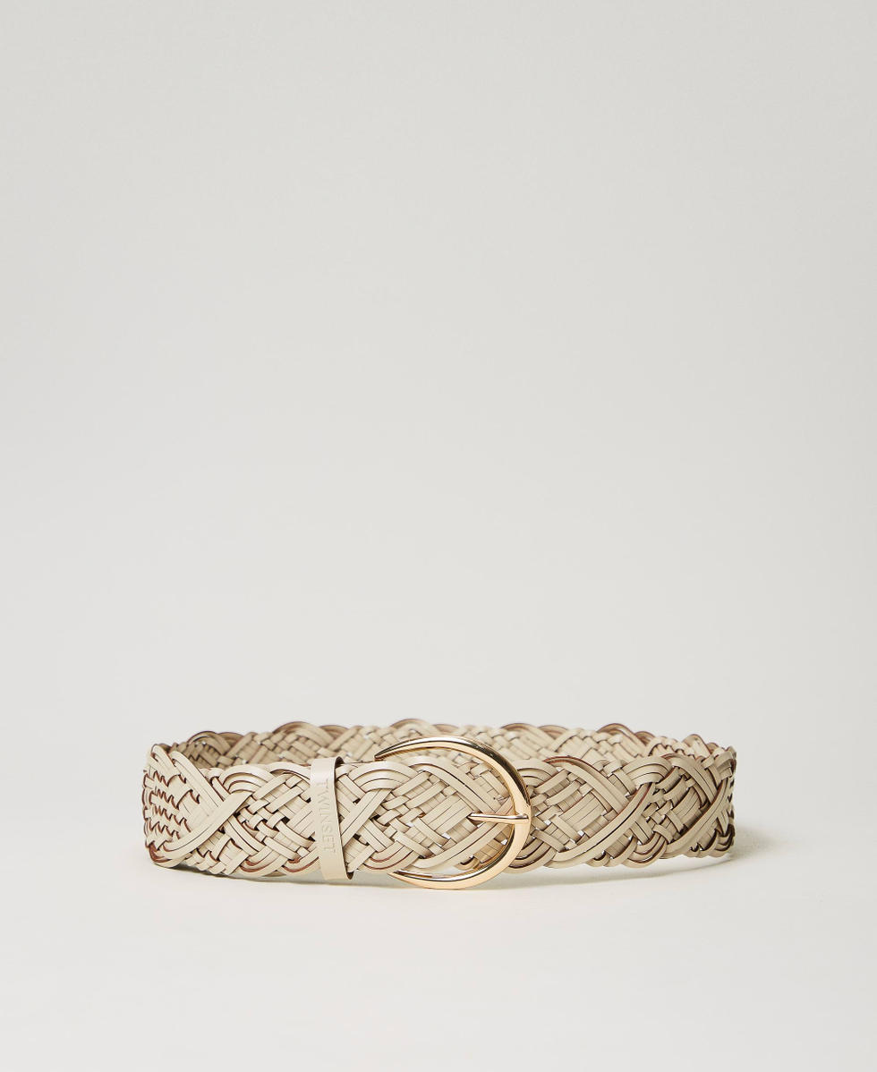 Ceinture en cuir r&eacute;g&eacute;n&eacute;r&eacute;