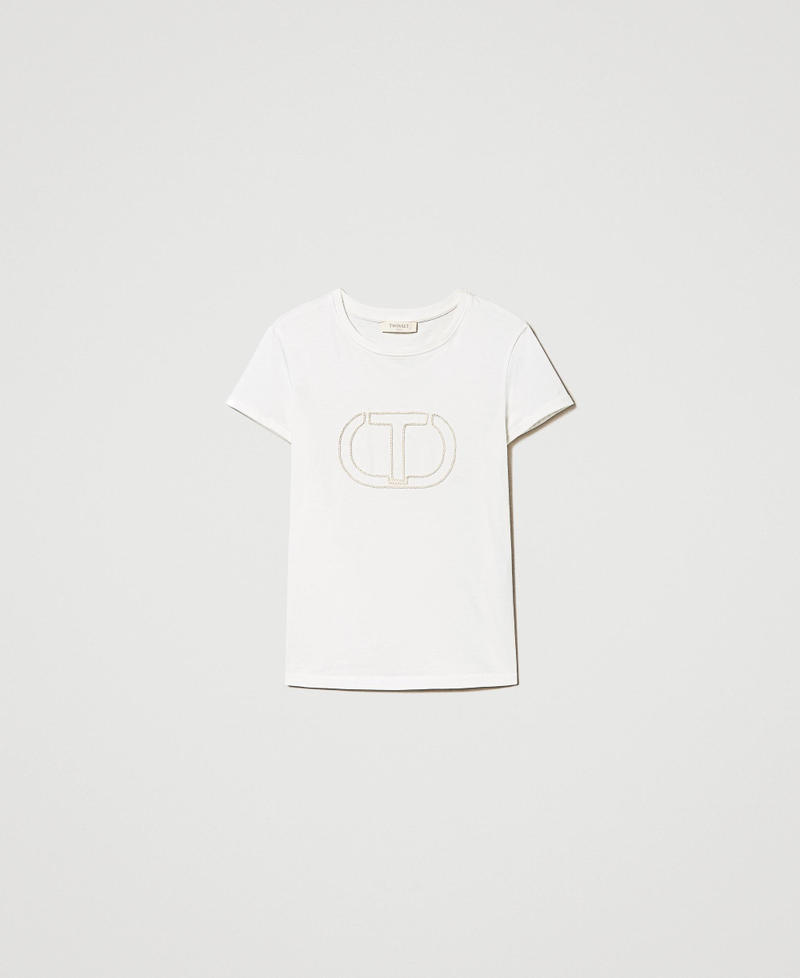 Regular t-shirt with Oval T embroidery