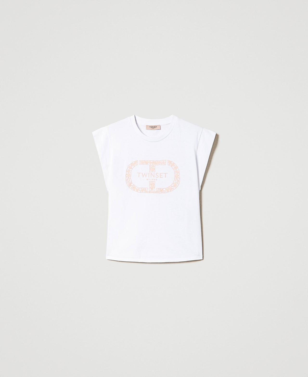 T-shirt with Oval T and wing sleeves