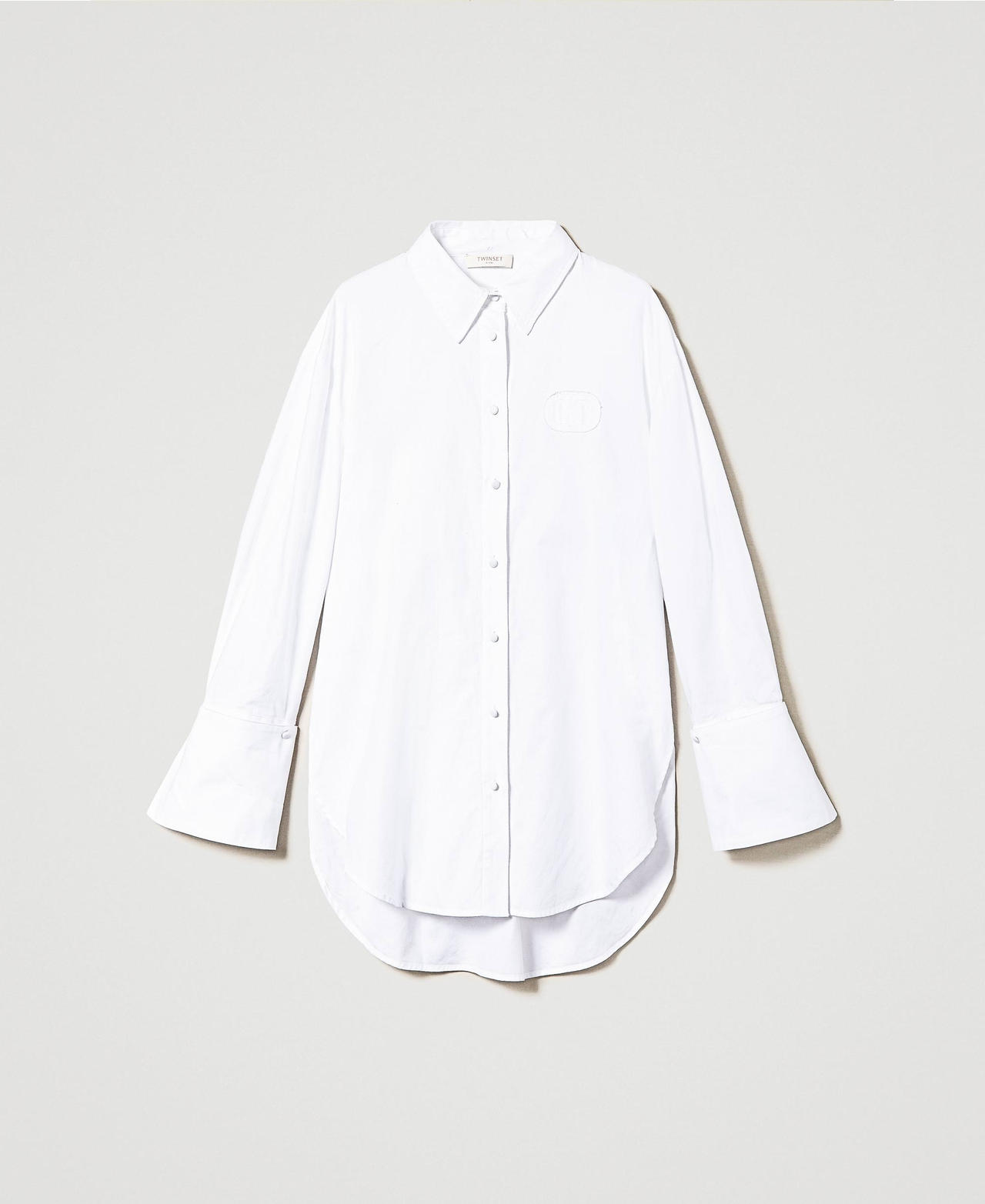 Chemise oversize avec poignets amovibles