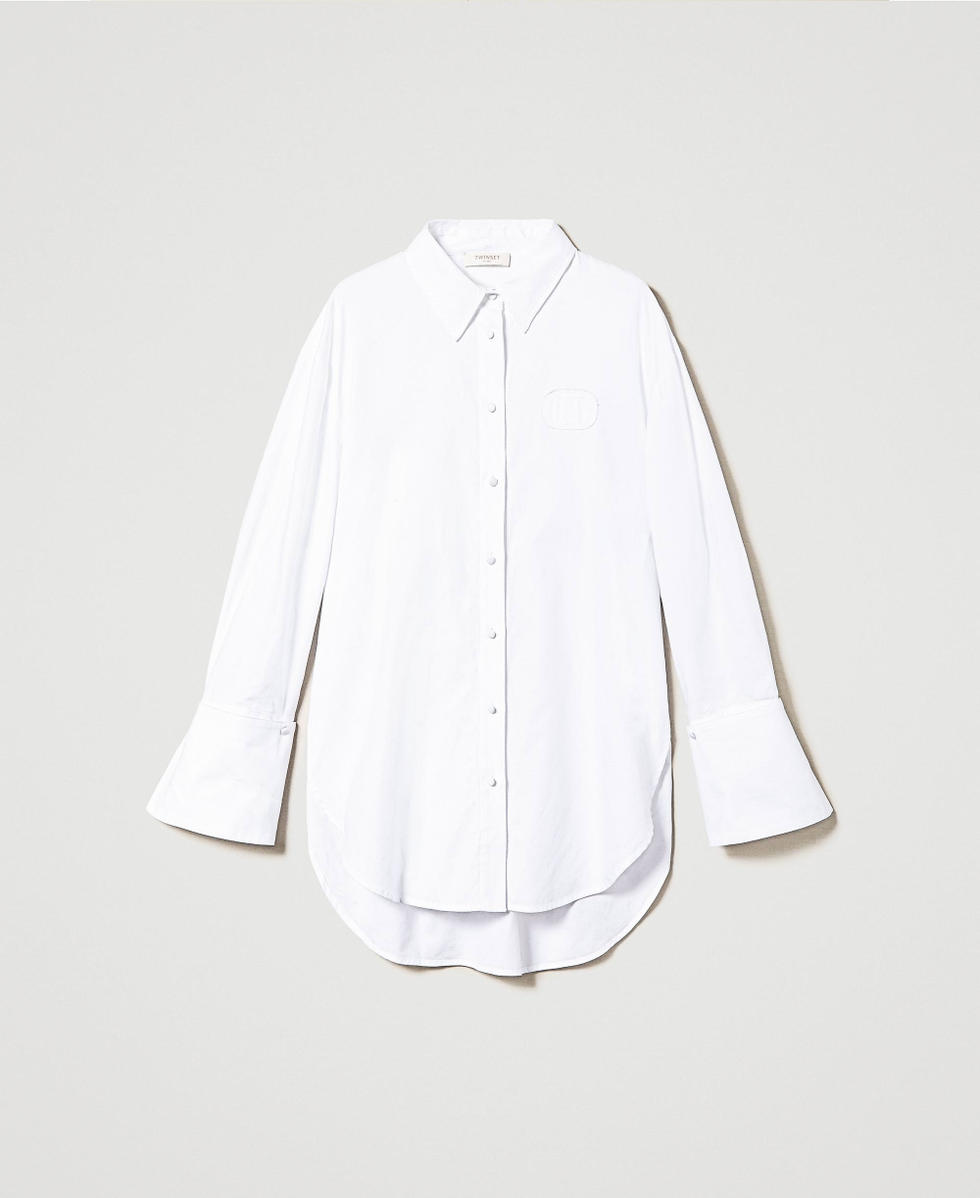 トップス Comfort Oversized Shirt herlipto white Comfort Oversized Shirt（シャツ/ブラウス）｜Her lip to（ハー
