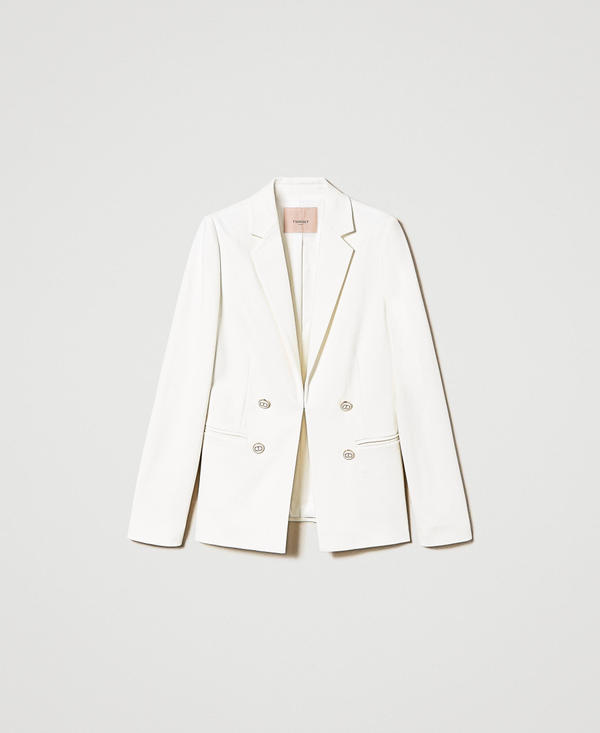 Blazer with Oval T buttons