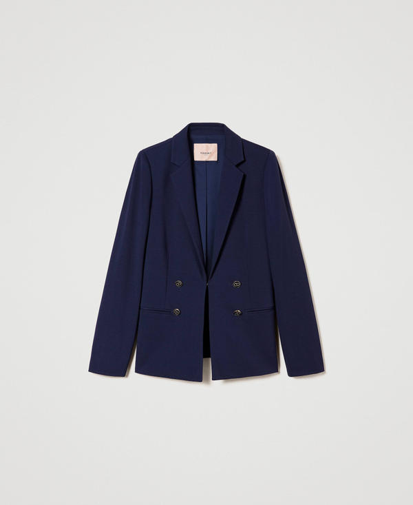 Blazer with Oval T buttons