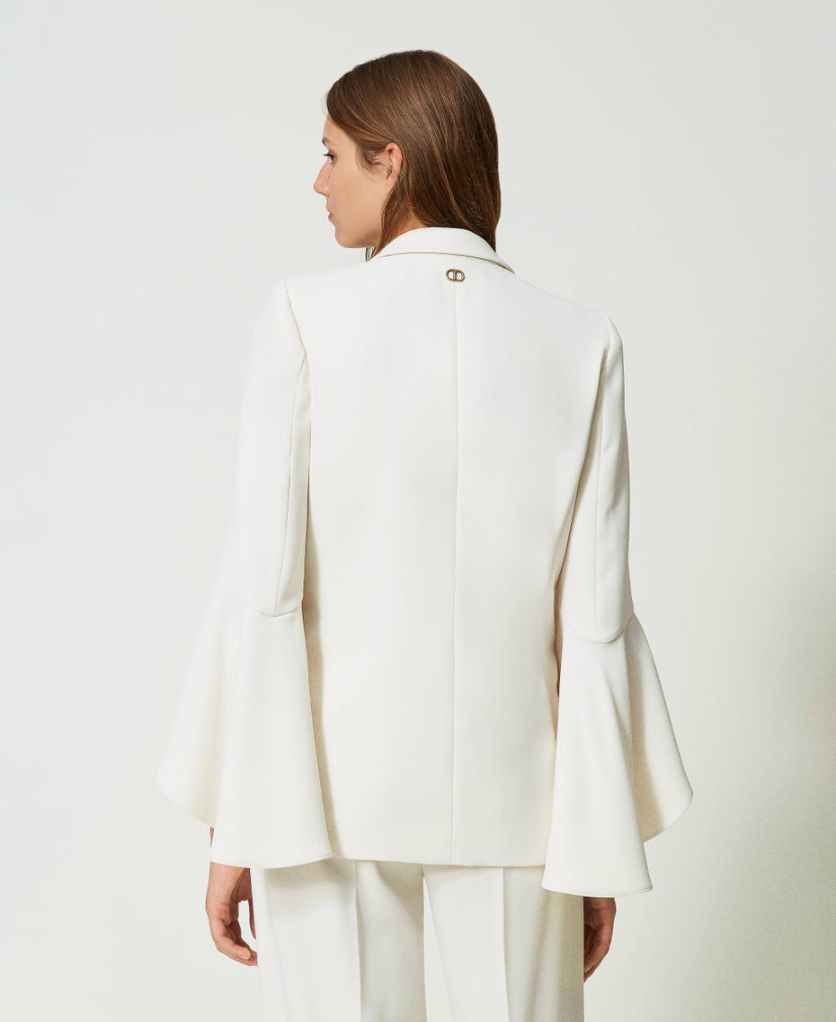Cady cr&ecirc;pe blazer White Snow Woman 241TP2290_00282_04