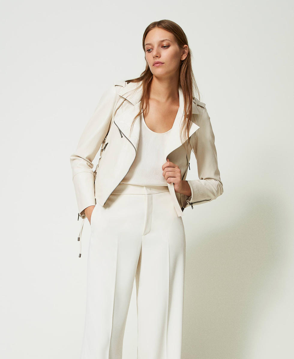 Chiodo bianco donna hot sale