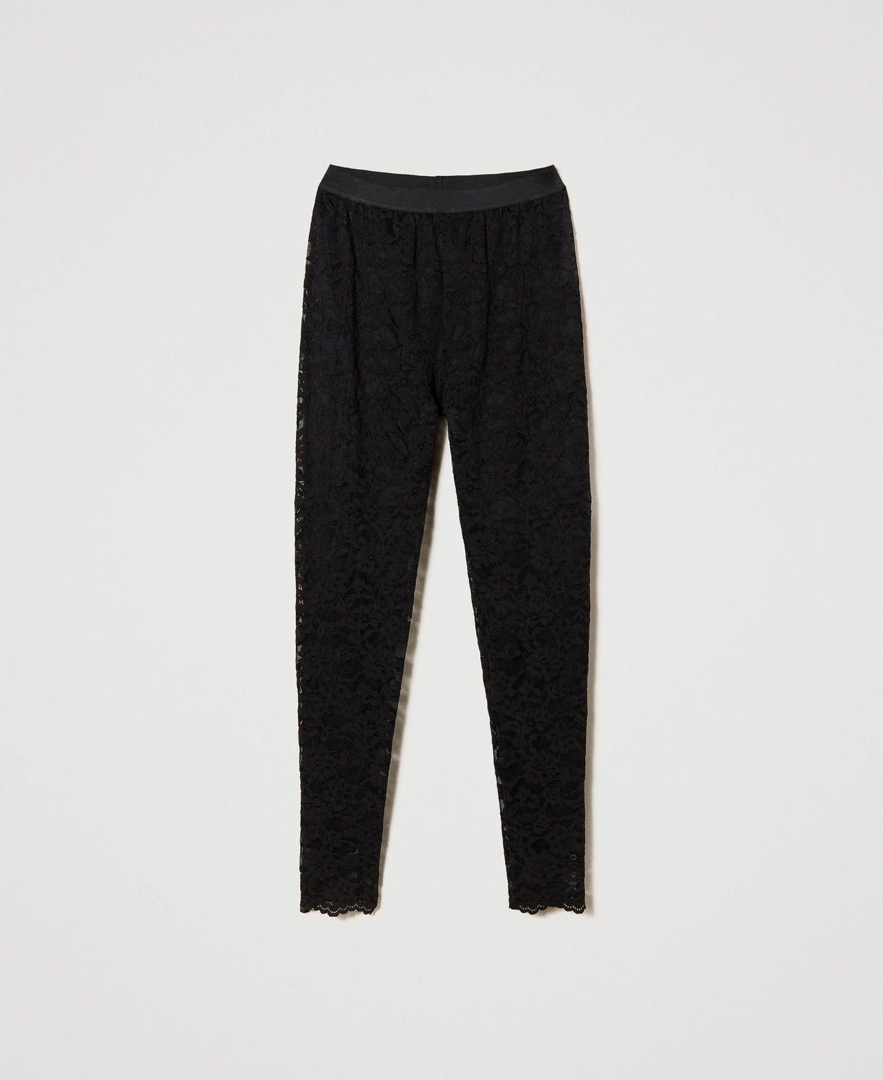 Leggings aus Makrameespitze