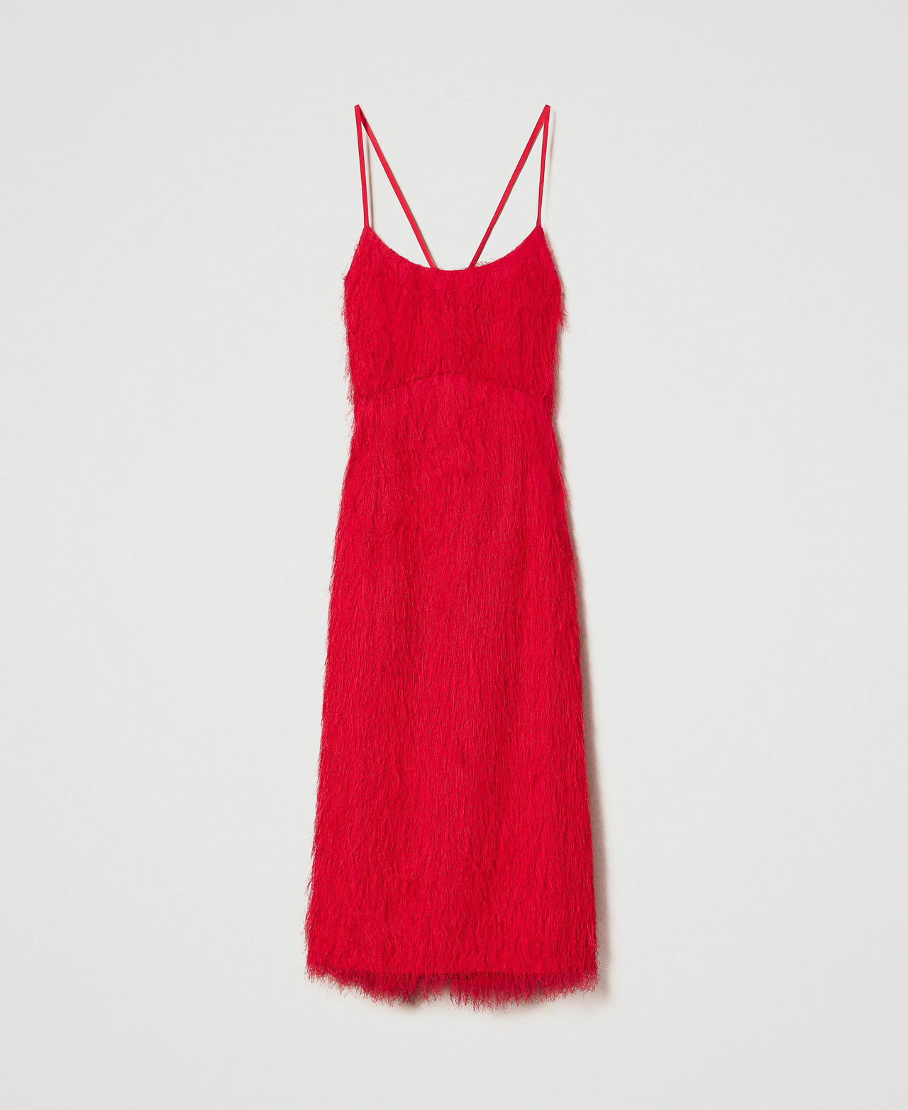 slim fit dress slacks Alana Tiered Dress in Stretch Mesh  Draper James