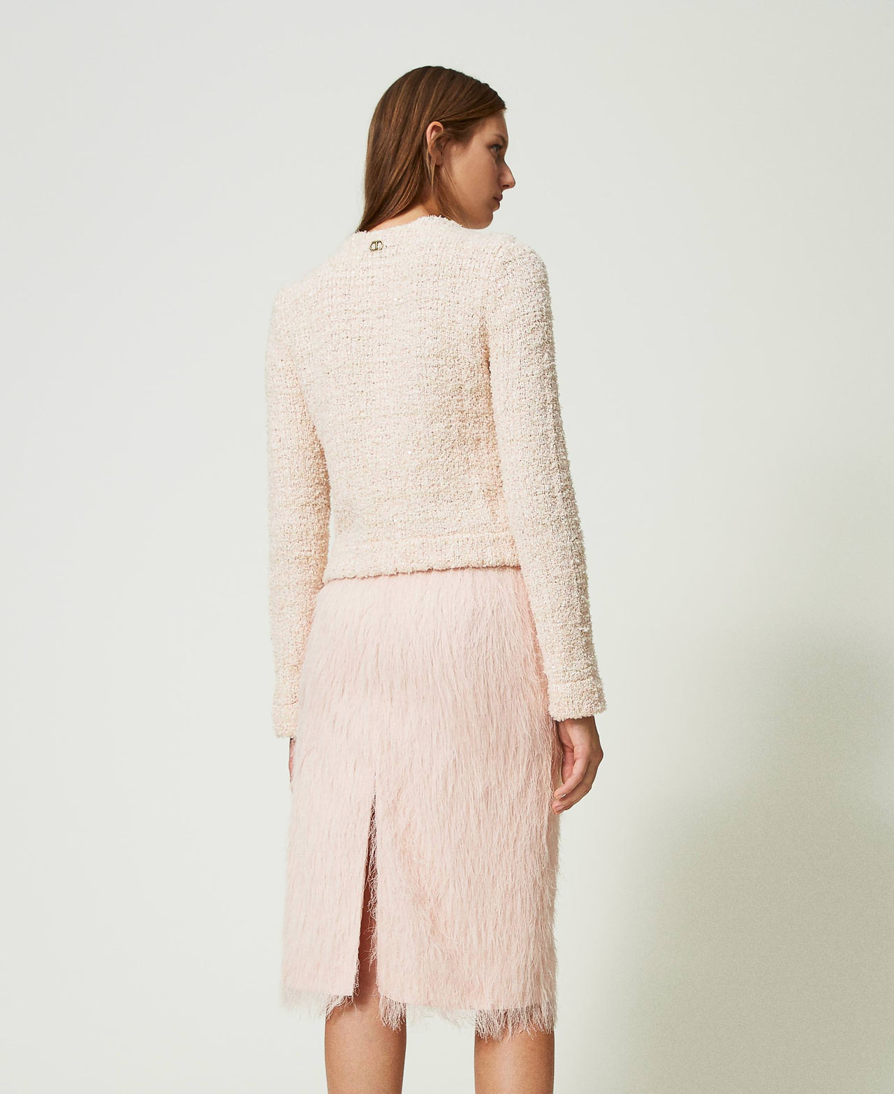 Gonna piume rosa online