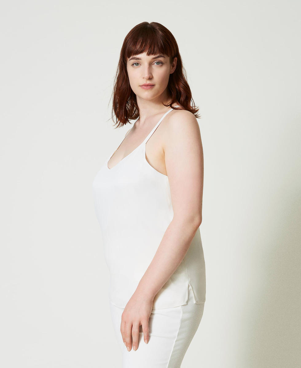 Satin strap top hotsell