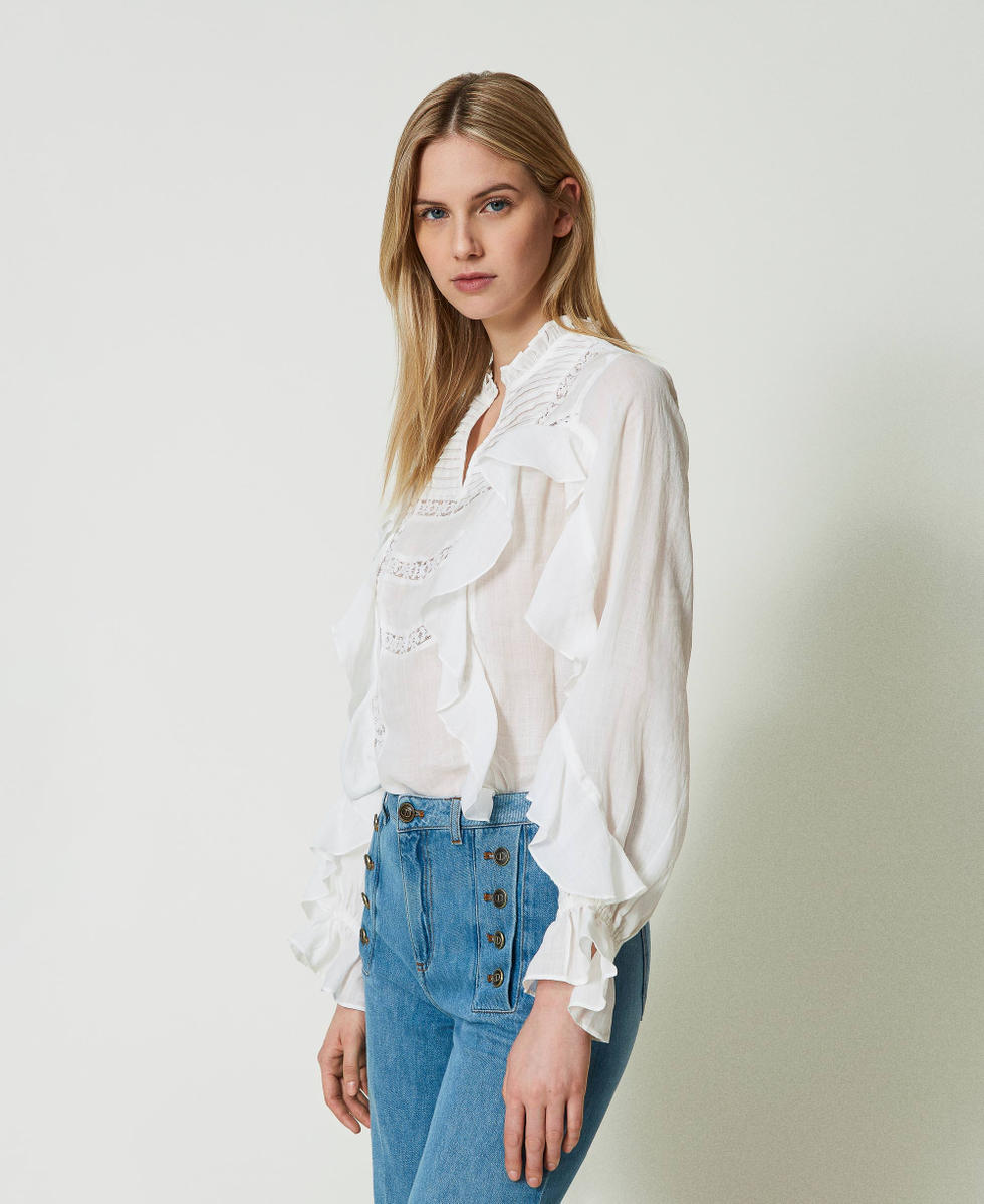 Blusa pizzo twin set deals