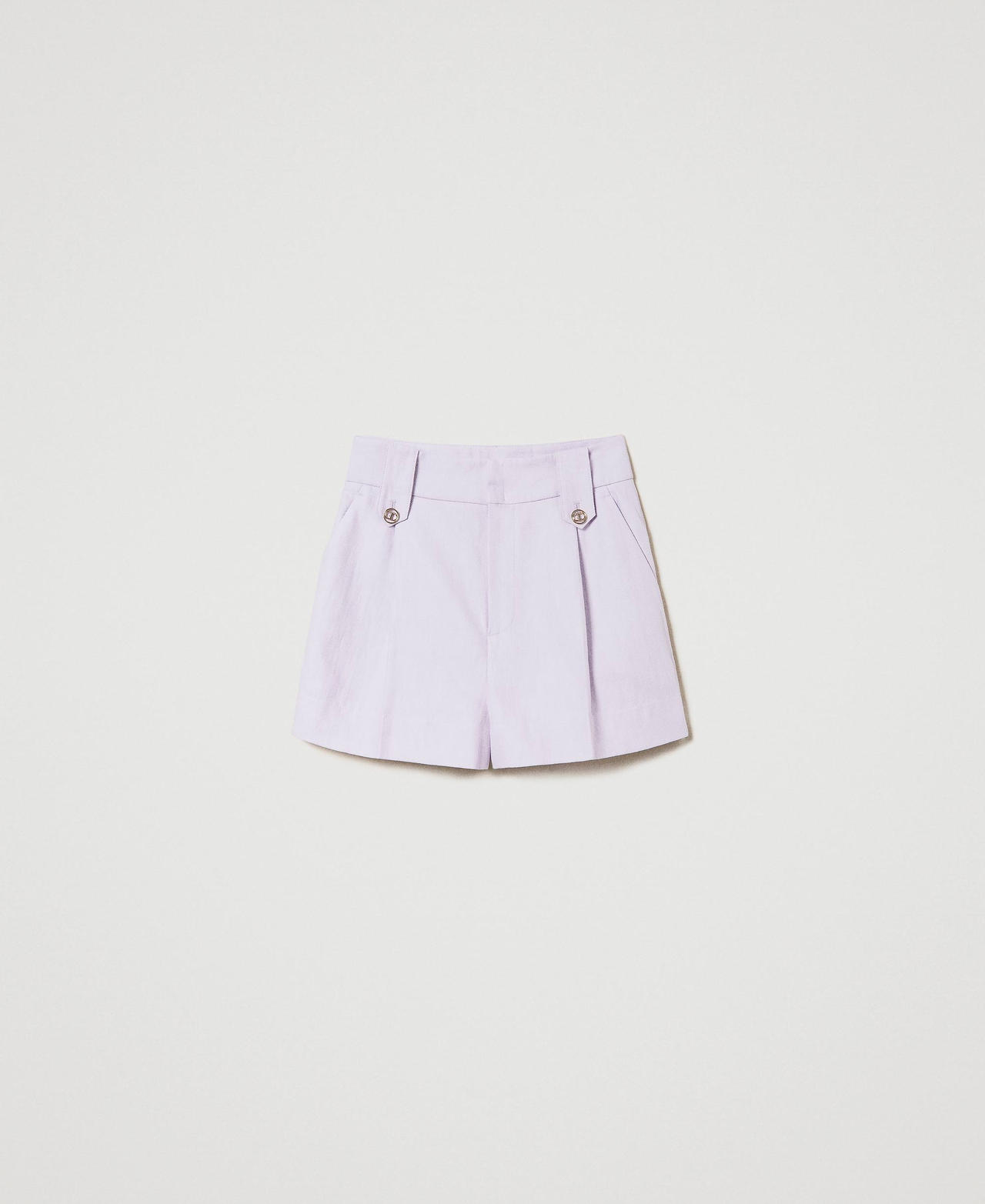 Linen twill shorts