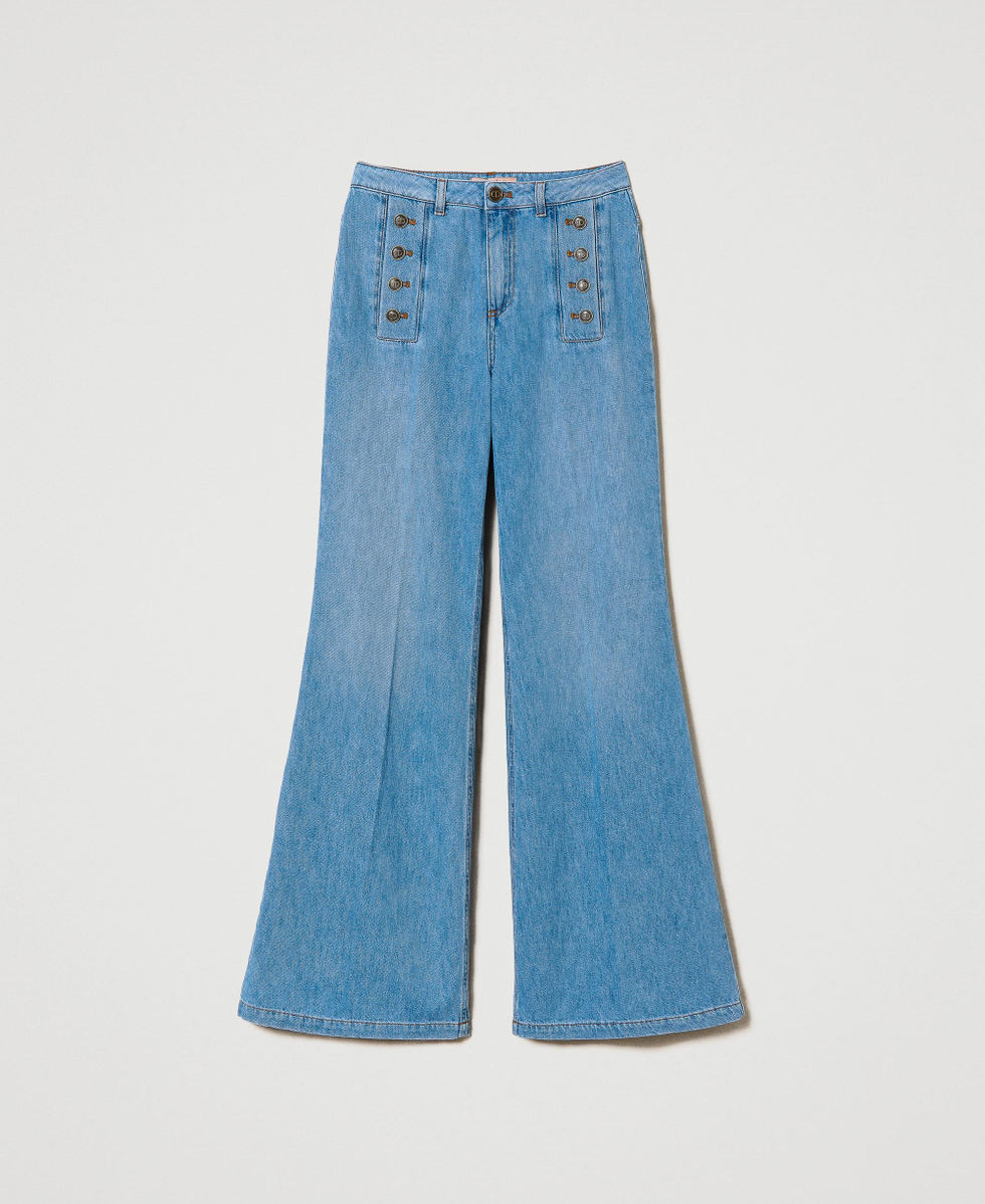 Jeans con bottoni online