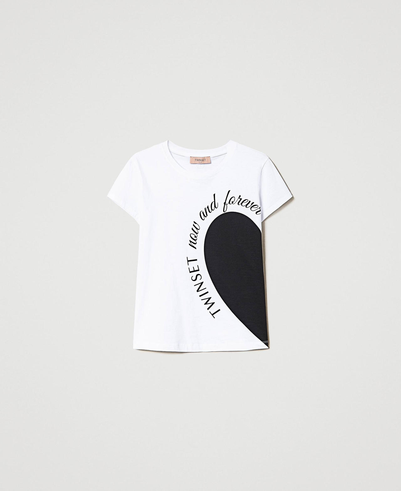 T-shirt avec imprimé cœur