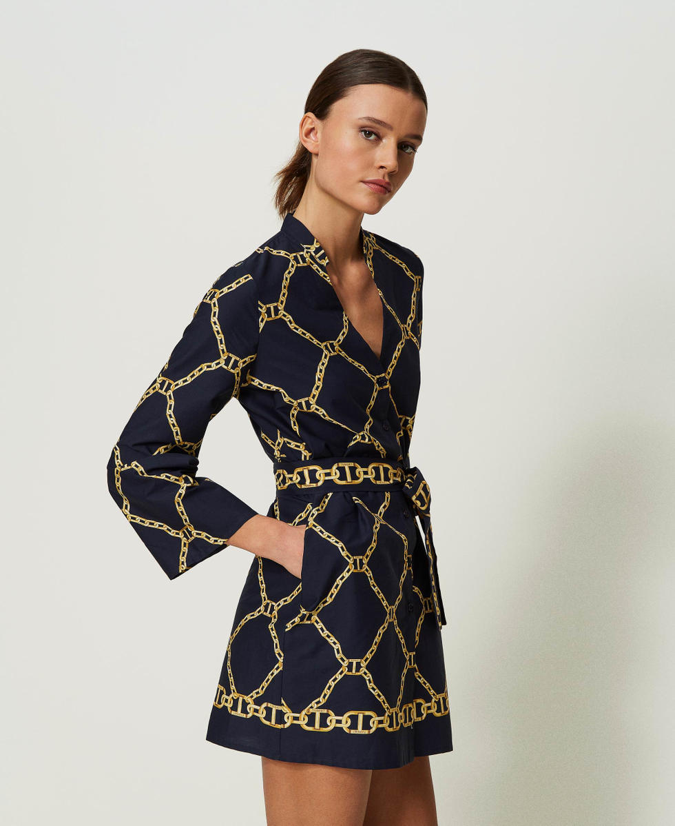 Robe motif chaine new arrivals
